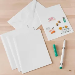 12 Packs: 10 ct. (120 total) White Cards & Envelopes by Recollections™, 5
