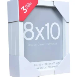 9 Packs: 3 ct. (27 total) White Fundamentals 8" x 10" Display Case by Studio Décor®