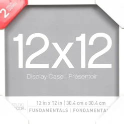 9 Packs: 2 ct. (18 total) White Fundamentals 12" x 12" Display Box by Studio Décor®