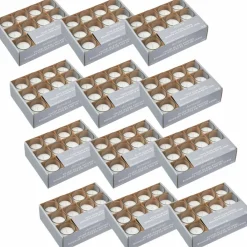 12 Packs: 12 ct. (144 total) White Glass Votive Candles Pack by Ashland® Basic Elements™
