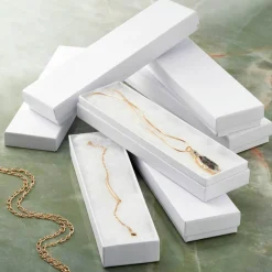 12 Packs: 6 ct. (72 total) White Necklace Boxes by Bead Landing™
