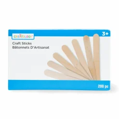 10 Packs: 200 ct. (2,000 total) 6" Wood Craft Sticks by Creatology™