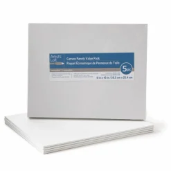 8 Packs: 5 ct. (40 total) 8" x 10" Canvas Panel Value Pack by Artist's Loft® Necessities™