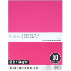 12 Packs: 50 ct. (600 total) 8.5" x 11" Cardstock Paper by Recollections™