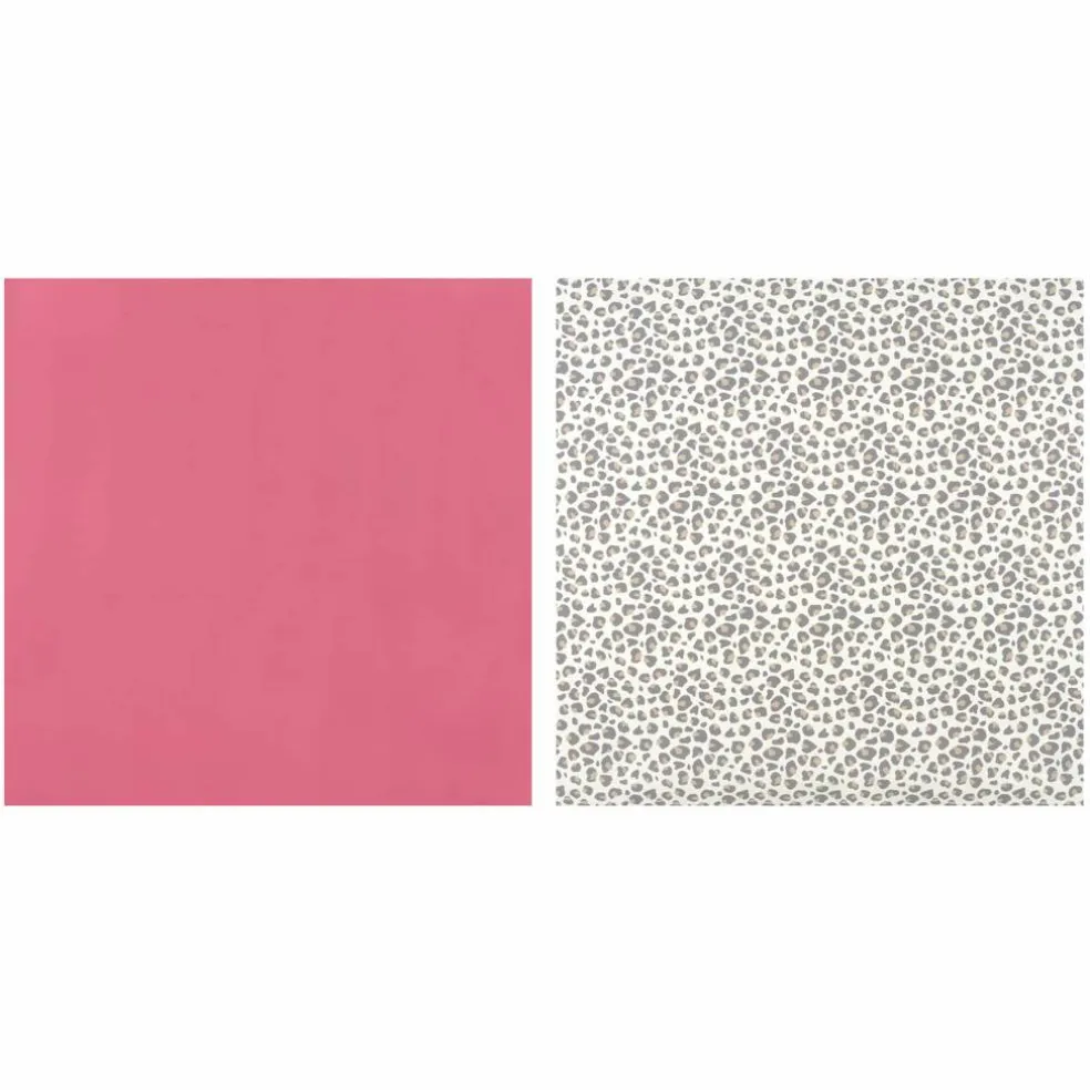 6 Packs: 2 ct. (12 total) 12" x 12" Classic Leopard & Red Sublimation Sheets by Make Market®