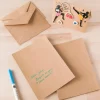 27 Packs: 25 ct. (675 total) 4" x 5.5" Kraft Cards & Envelopes by Recollections®