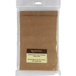27 Packs: 25 ct. (675 total) 4" x 5.5" Kraft Cards & Envelopes by Recollections®