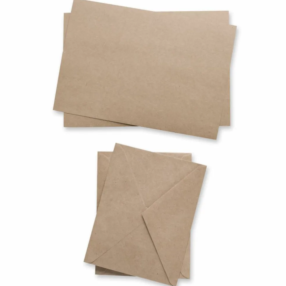 27 Packs: 25 ct. (675 total) 4" x 5.5" Kraft Cards & Envelopes by Recollections®