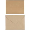 12 Packs: 10 ct. (120 total) 4.25" x 5.5" Kraft Flat Cards & Envelopes by Recollections™
