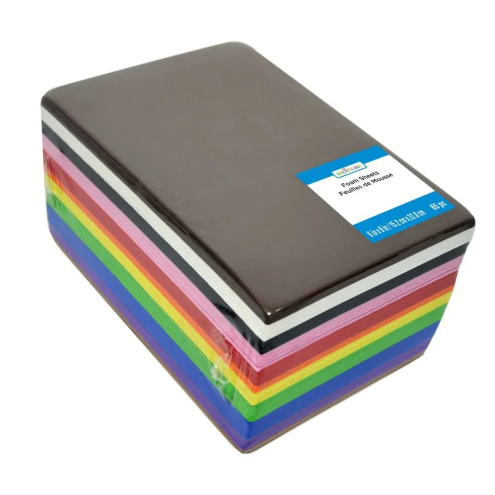 12 Packs: 65 ct. (780 total) 6" x 9" Primary Foam Sheets Value Pack by Creatology™