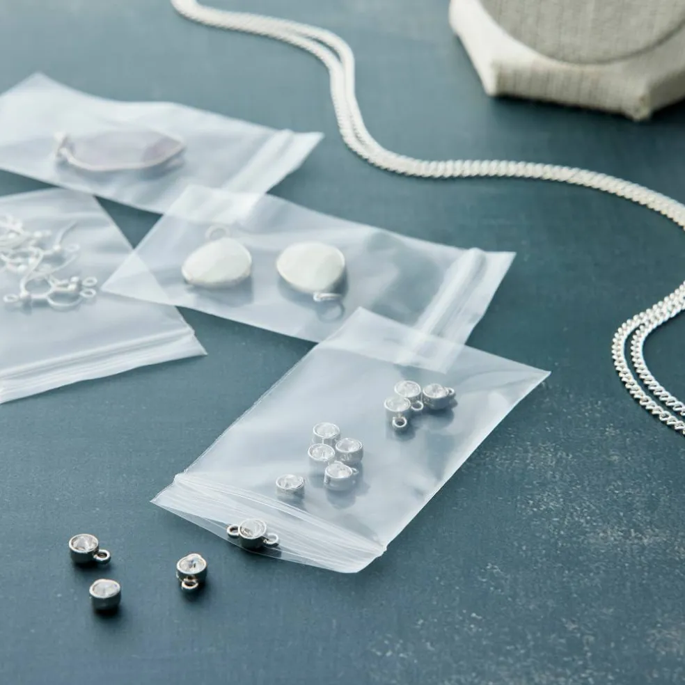 12 Packs: 150 ct. (1,800 total) 2" x 3" Resealable Zip Bags by Bead Landing™
