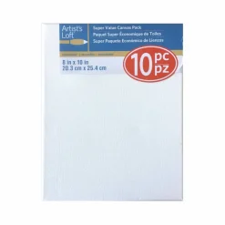 4 Packs: 10 ct. (40 total) 8" x 10" Super Value Canvas by Artist's Loft®