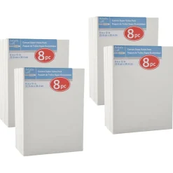 4 Packs: 7 ct. (28 total) 11" x 14" Super Value Canvas by Artist's Loft®
