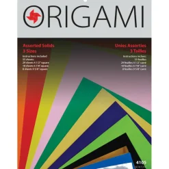 12 Packs: 55 ct. (660 total) Yasutomo® Assorted Solids Origami Paper