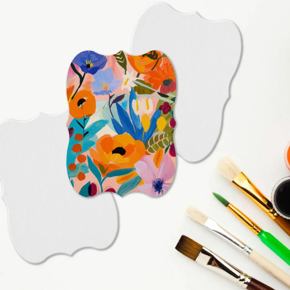 5 Pack 4" Shaped Magnetic Canvas Panels by Craft Smart™