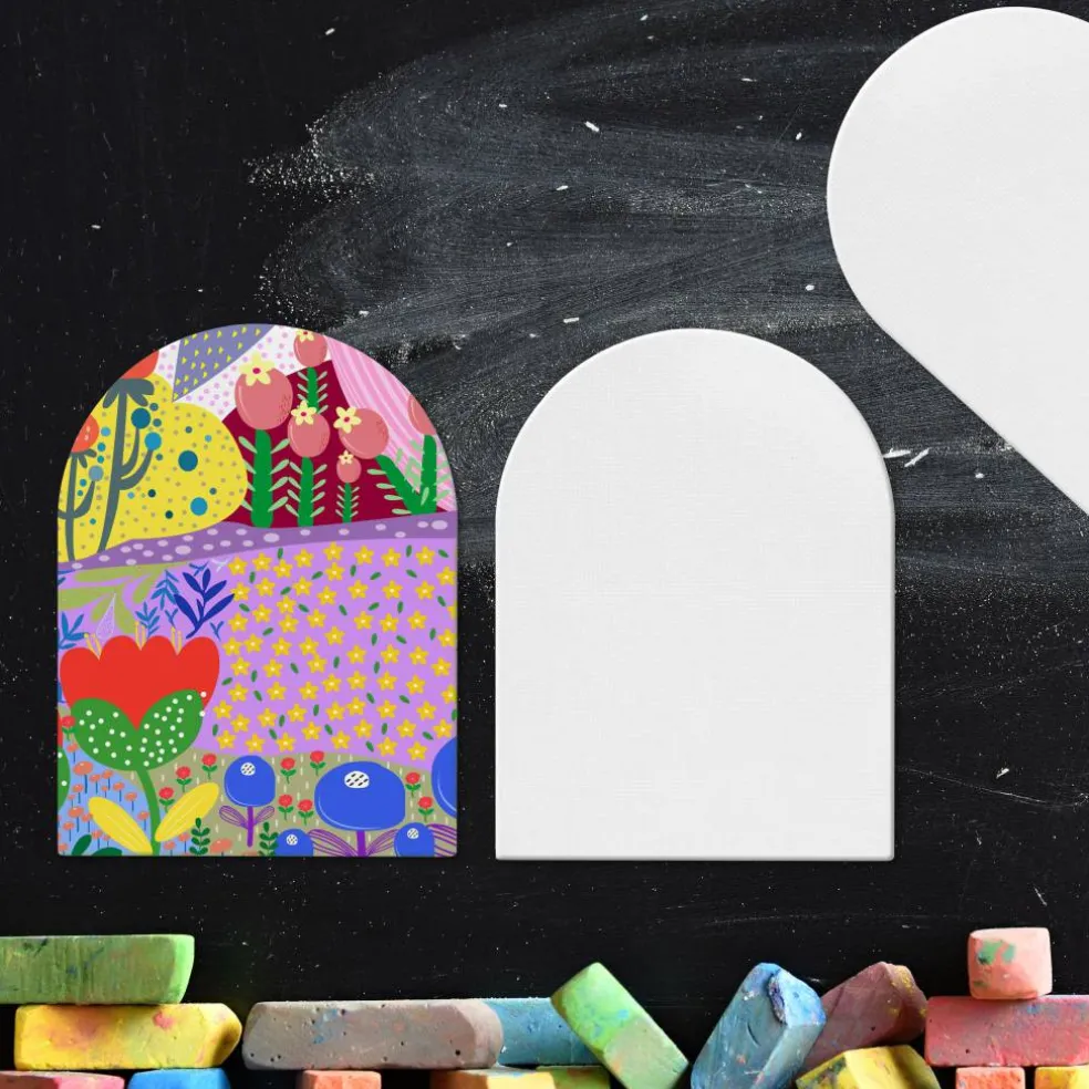 5 Pack 4" Shaped Magnetic Canvas Panels by Craft Smart™