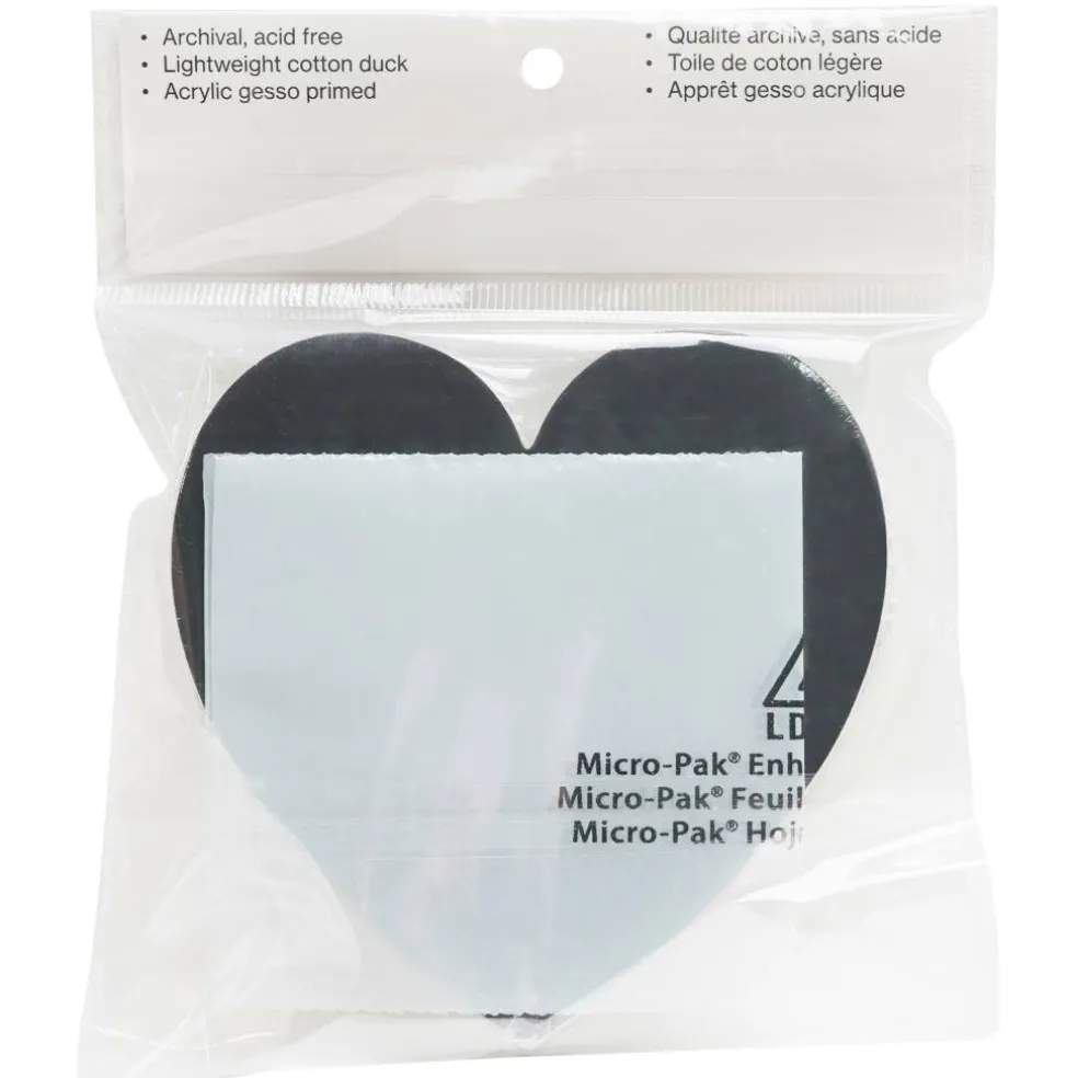 5 Pack 4" Shaped Magnetic Canvas Panels by Craft Smart™