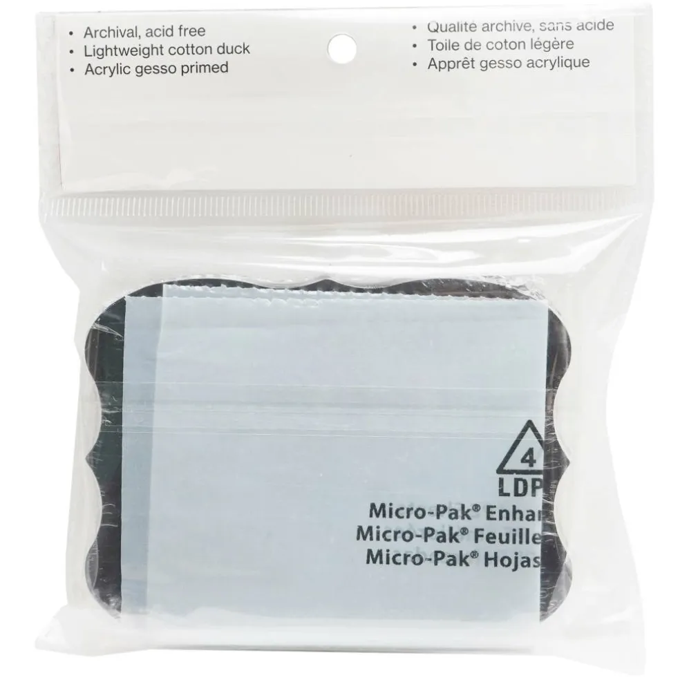 5 Pack 4" Shaped Magnetic Canvas Panels by Craft Smart™