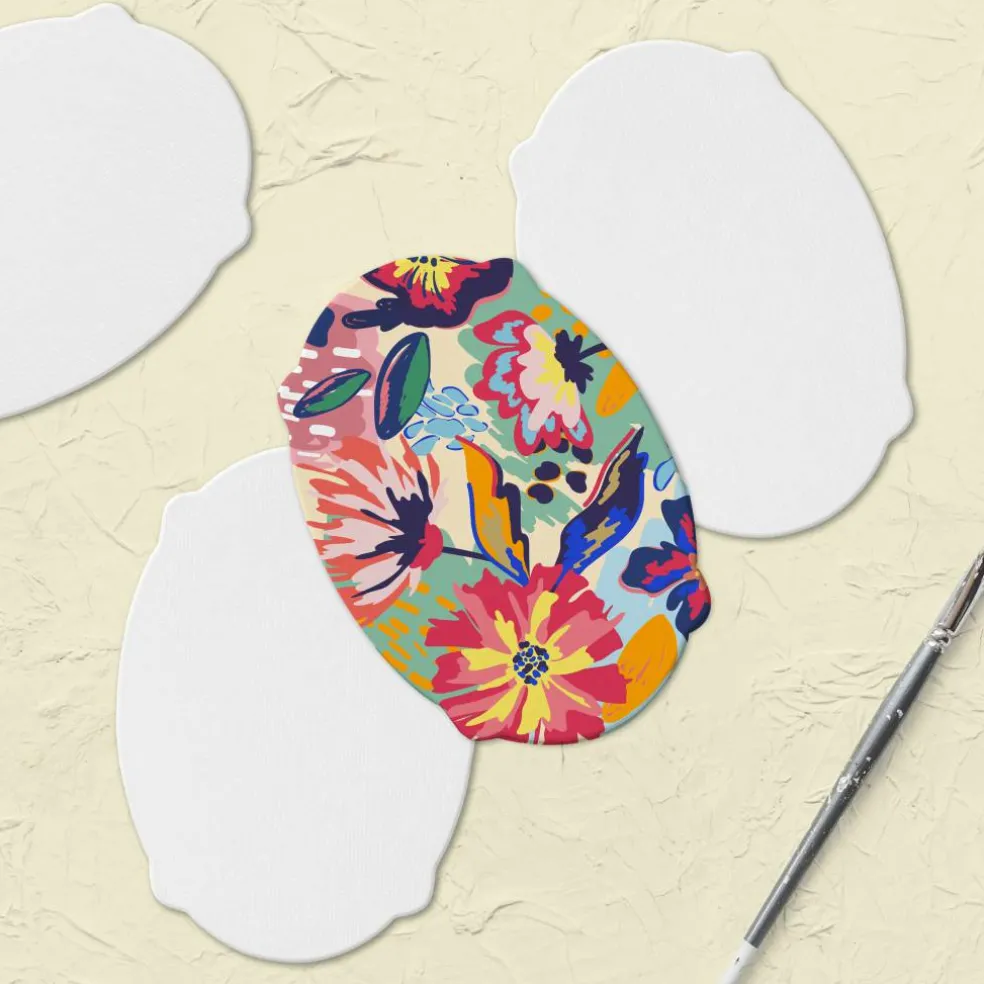 5 Pack 4" Shaped Magnetic Canvas Panels by Craft Smart™