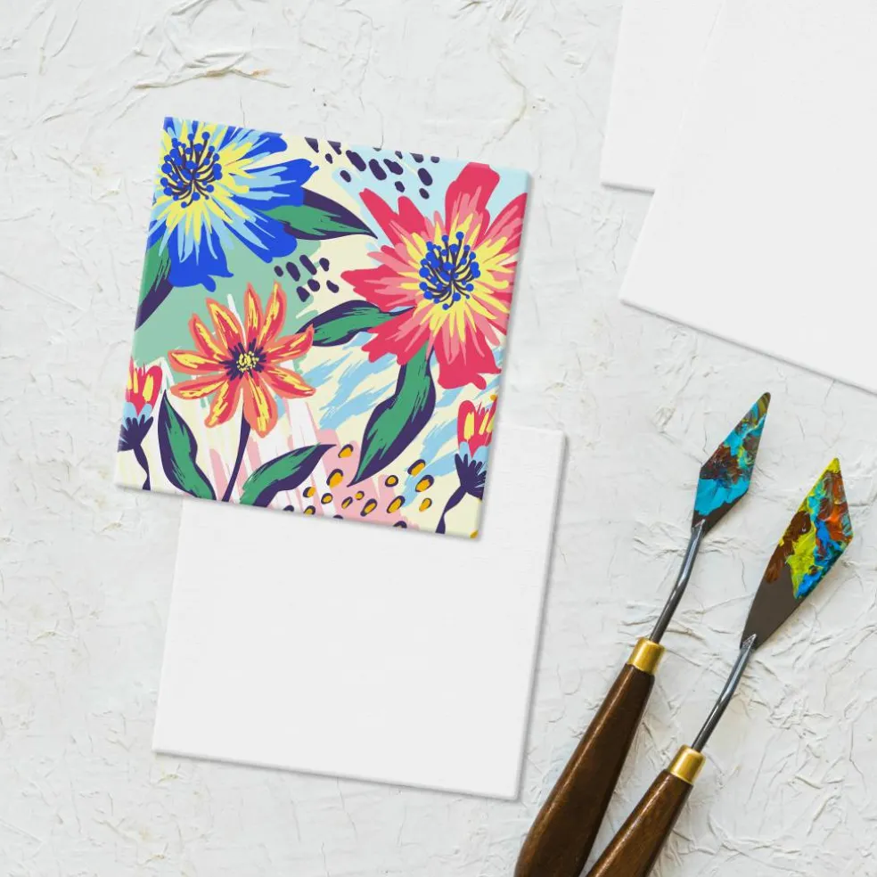 5 Pack 4" Shaped Magnetic Canvas Panels by Craft Smart™