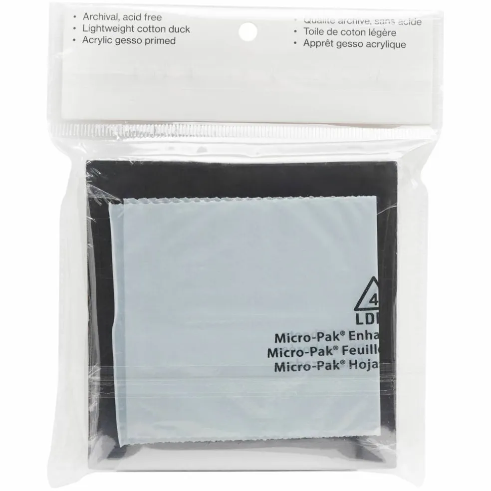 5 Pack 4" Shaped Magnetic Canvas Panels by Craft Smart™