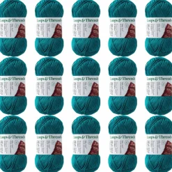 15 Pack: Silky Soft™ Yarn by Loops & Threads®