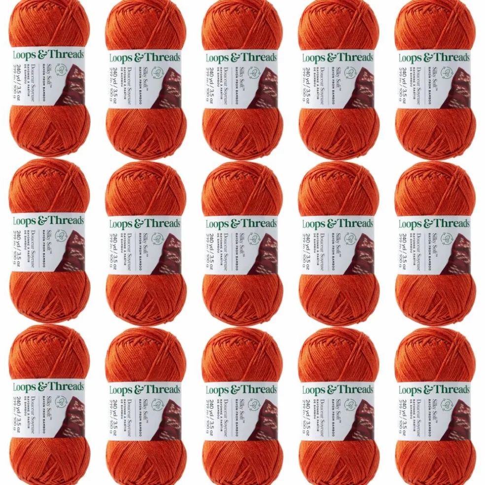 15 Pack: Silky Soft™ Yarn by Loops & Threads®