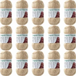 15 Pack: Silky Soft™ Yarn by Loops & Threads®