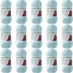 15 Pack: Silky Soft™ Yarn by Loops & Threads®