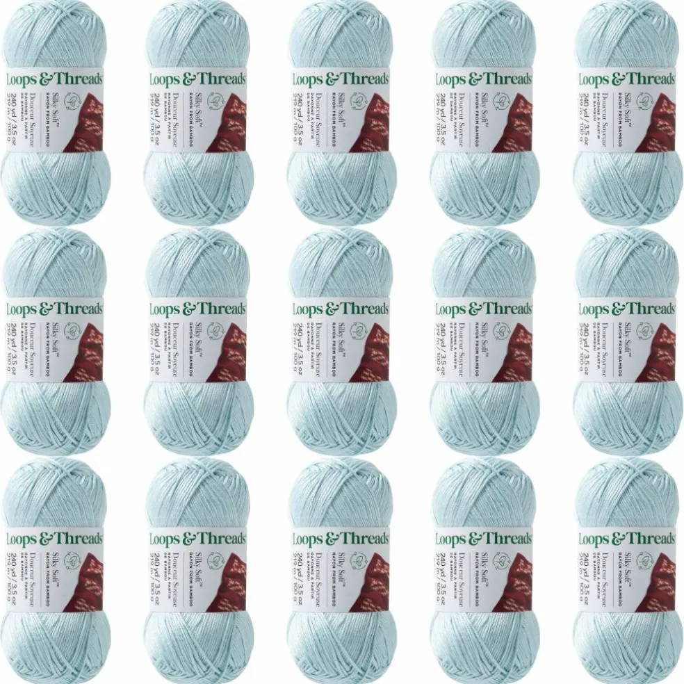 15 Pack: Silky Soft™ Yarn by Loops & Threads®
