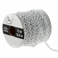 6 Pack: Silver Fine Chain Spool by Bead Landing™