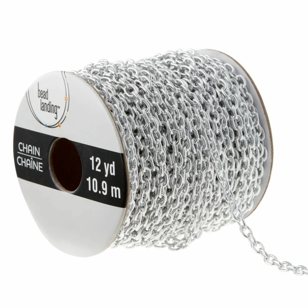 6 Pack: Silver Fine Chain Spool by Bead Landing™