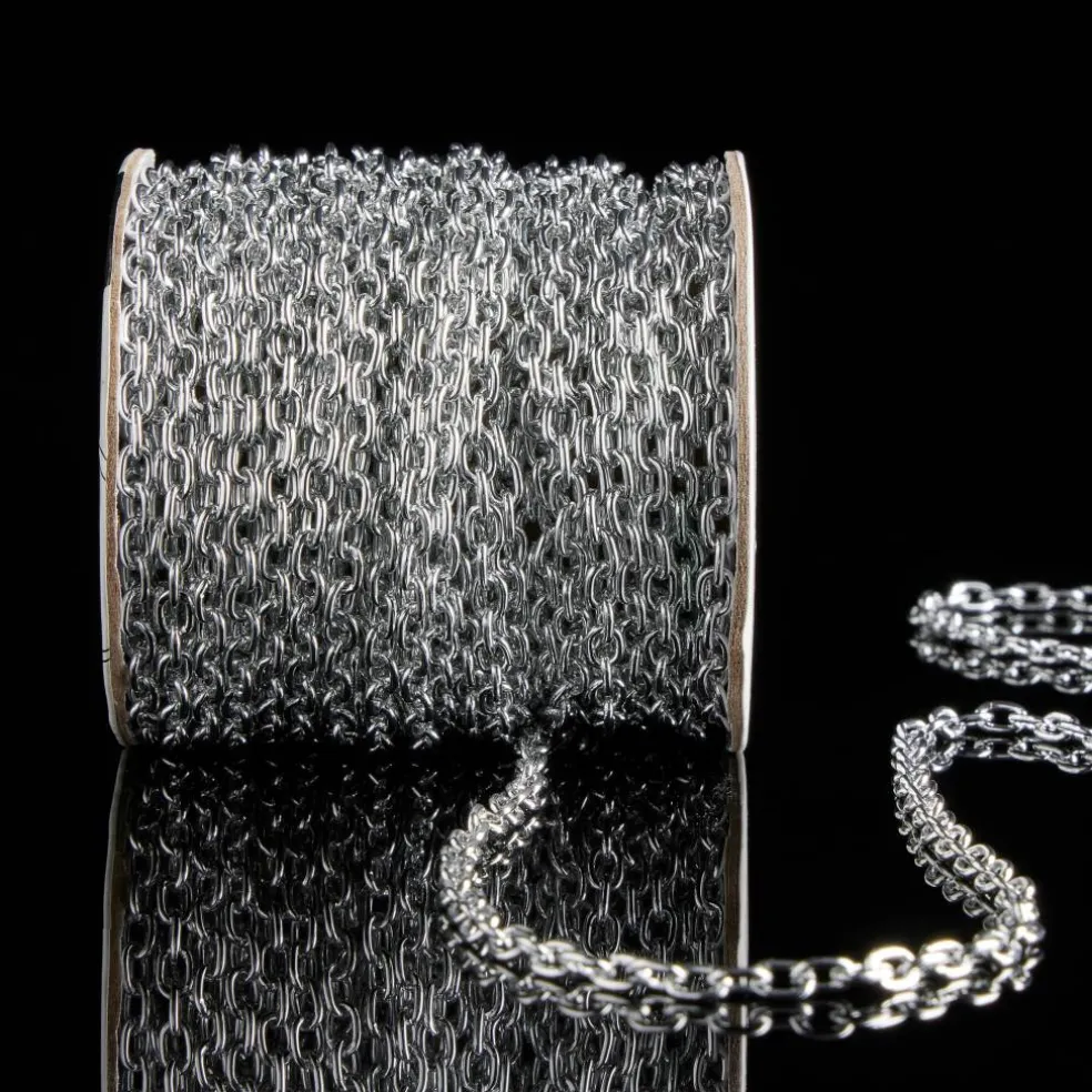 6 Pack: Silver Fine Chain Spool by Bead Landing™