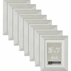 8 Pack: Silver Frame with Mat, Belmont by Studio Décor®