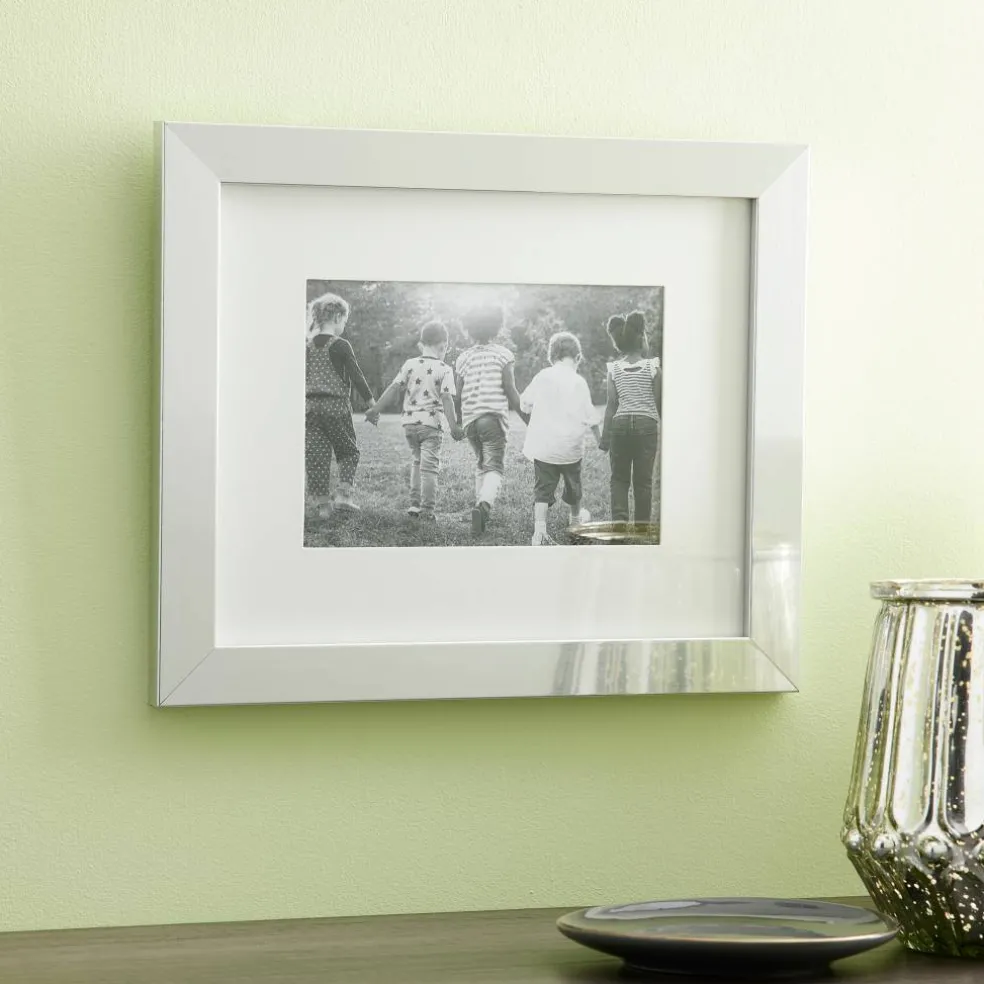 8 Pack: Silver Frame with Mat, Belmont by Studio Décor®