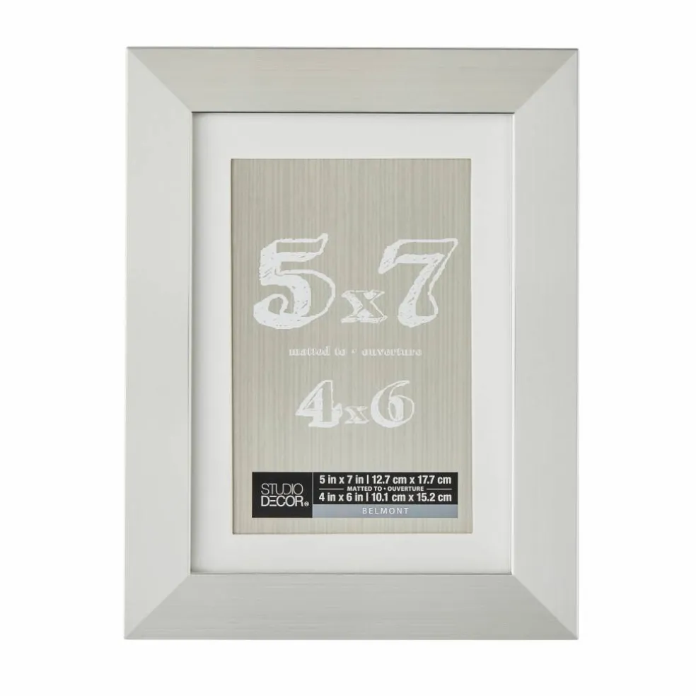 8 Pack: Silver Frame with Mat, Belmont by Studio Décor®