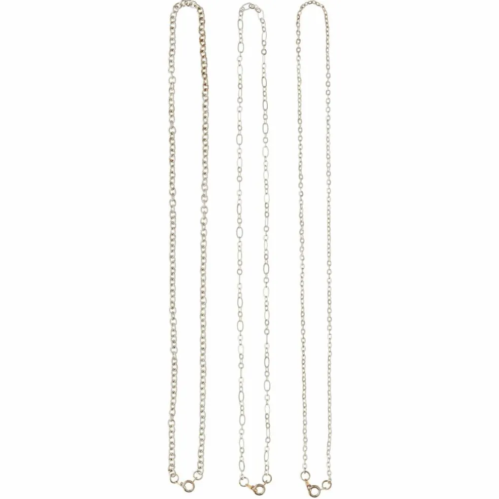 12 Pack: 18" Silver-Plated Chain by Bead Landing™