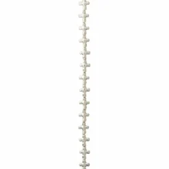 12 Pack:  Silver Plated Wavy Metal Cross Beads, 13mm by Bead Landing™