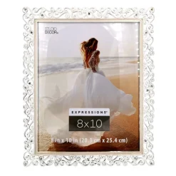 12 Pack: Silver Scroll Jeweled 8