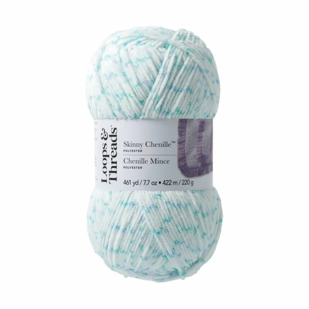 12 Pack: Skinny Chenille™ Multi Yarn by Loops & Threads®