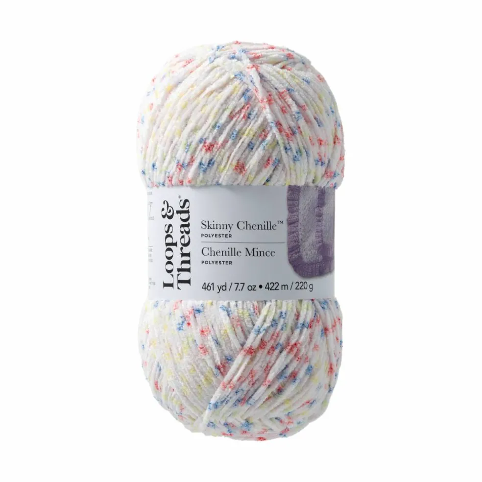 12 Pack: Skinny Chenille™ Multi Yarn by Loops & Threads®