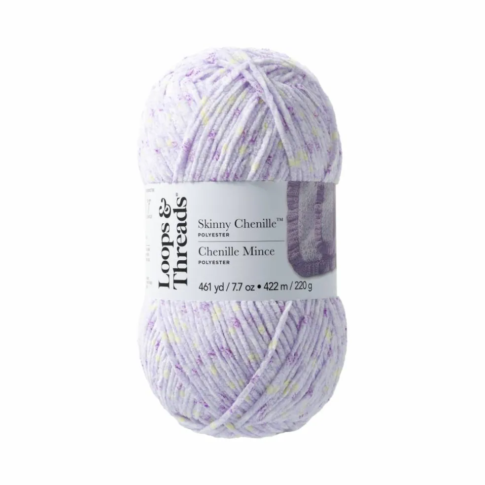 12 Pack: Skinny Chenille™ Multi Yarn by Loops & Threads®