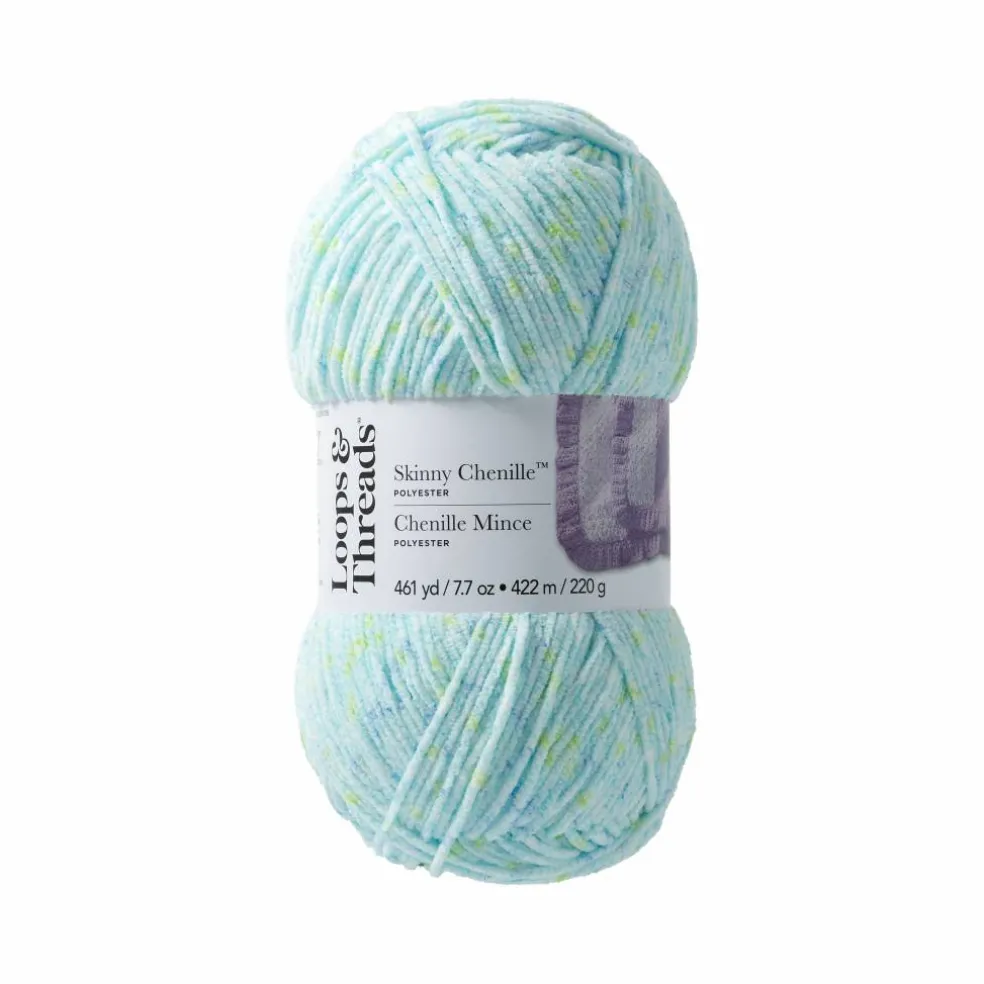 12 Pack: Skinny Chenille™ Multi Yarn by Loops & Threads®