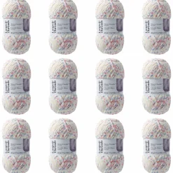 12 Pack: Skinny Chenille™ Multi Yarn by Loops & Threads®