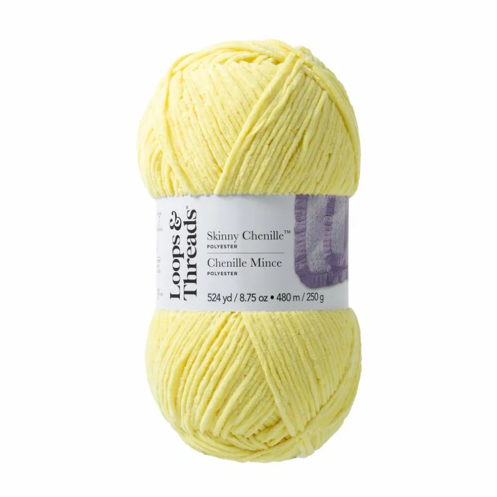 12 Pack: Skinny Chenille™ Yarn by Loops & Threads®