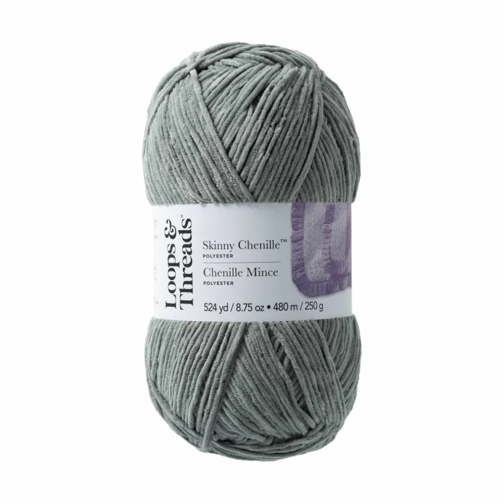 12 Pack: Skinny Chenille™ Yarn by Loops & Threads®