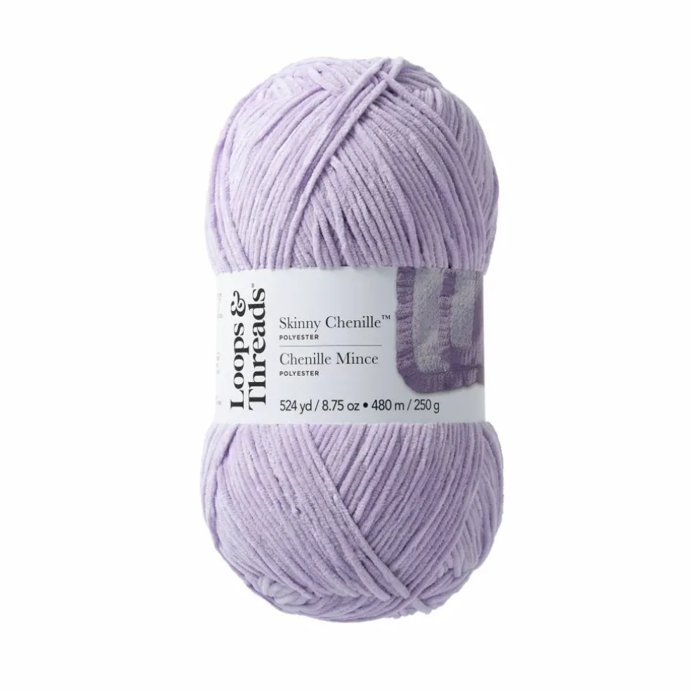 12 Pack: Skinny Chenille™ Yarn by Loops & Threads®