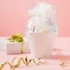 24 Pack: Small White Tin Gift Pail with Handle by Celebrate It™