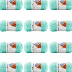12 Pack: Soft Classic™ Solid Yarn by Loops & Threads®