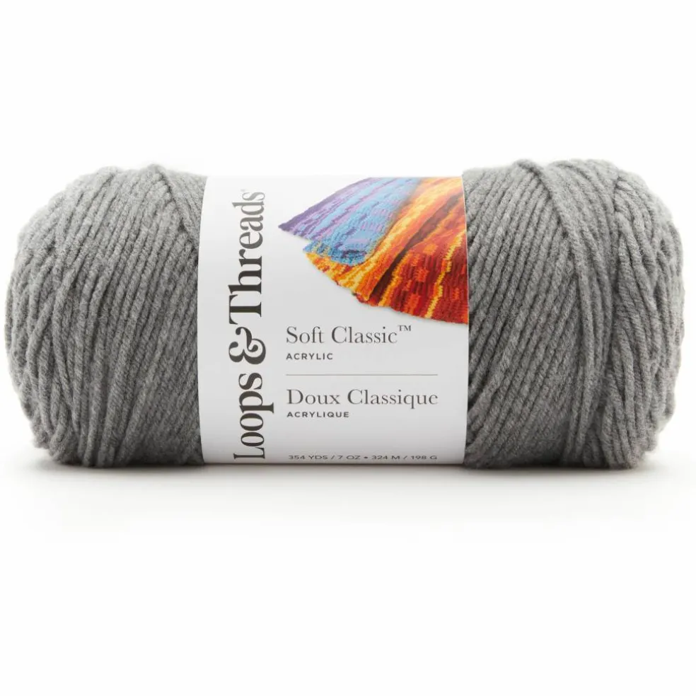 12 Pack: Soft Classic™ Solid Yarn by Loops & Threads®
